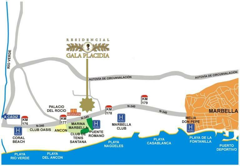 Gala Placidia Golden Mile Marbella Bagian luar foto